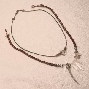 Set of two handmade necklaces